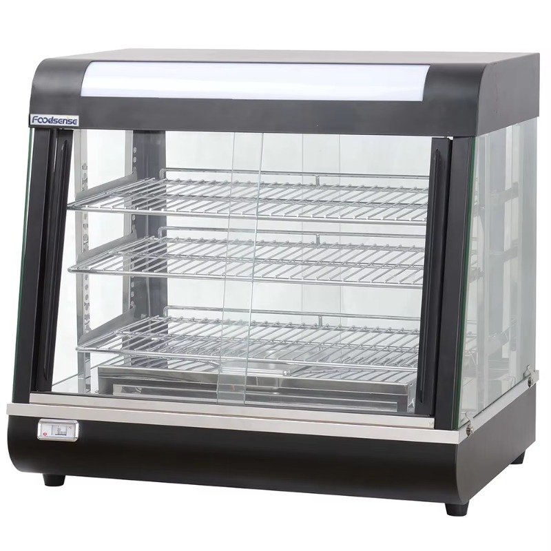 Commercial Kitchen Parts & Service - خزانة عرض تجارية معزولة من الفولاذ
