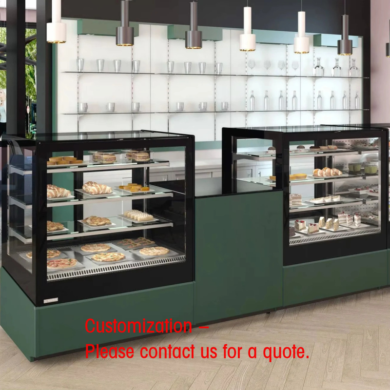 Refrigerated Display Case - ثلاجة عرض مزدوجة الطبقات من الزجاج