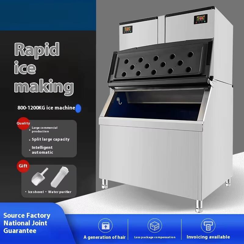 Commercial Ice Maker - ماكينة تقسيم أوتوماتيكية بالكامل بسعة كبيرة