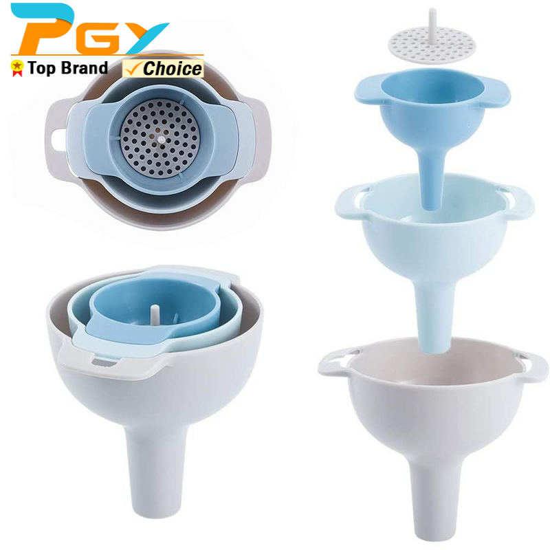 Commercial Kitchen Oil Filter - 4 في 1 قمع المطبخ لملء