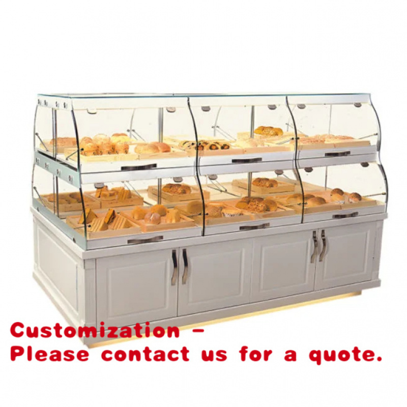 Refrigerated Display Case - خزانة عرض فاخرة مخصصة لمتاجر التجزئة