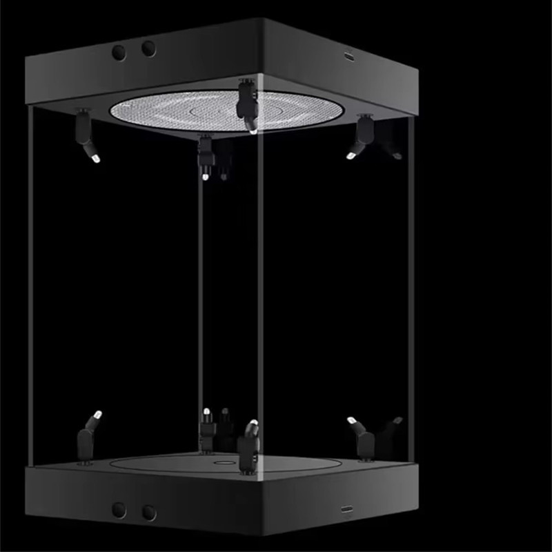 Refrigerated Display Case - صندوق عرض أكريليك دوار بإضاءة LED