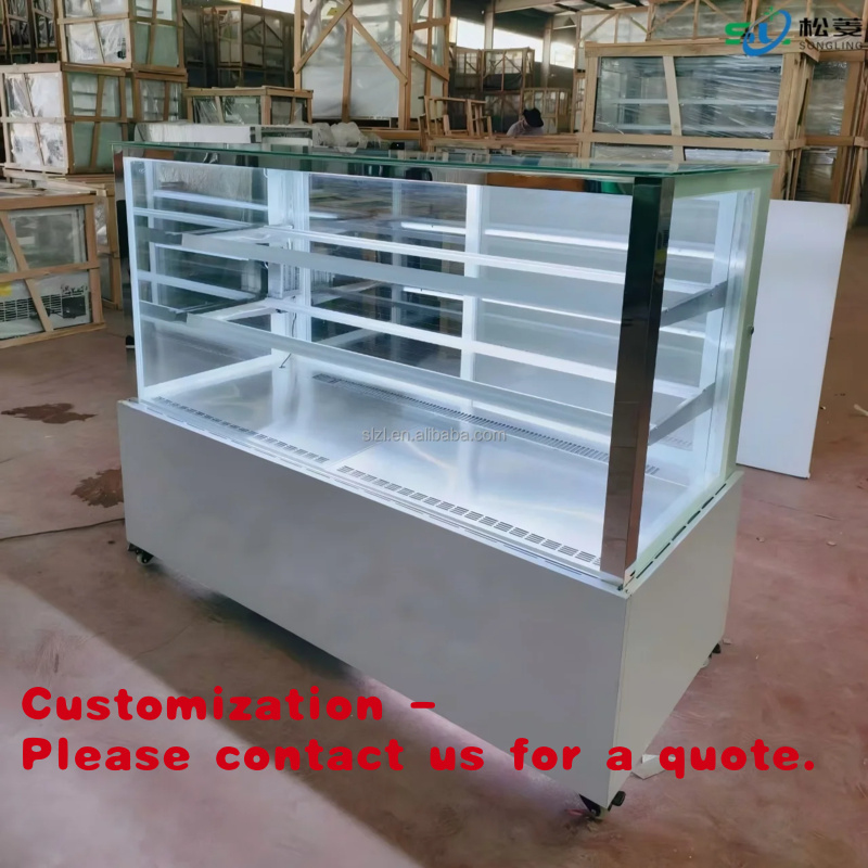 ثلاجة عرض الكيك الزجاجية المرب - مراجعة Refrigerated Display Case وسعره
