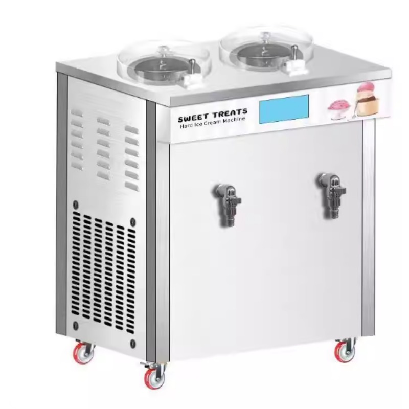 ماكينة جيلاتو تجارية أوتوماتيك - مراجعة Commercial Ice Maker وسعره
