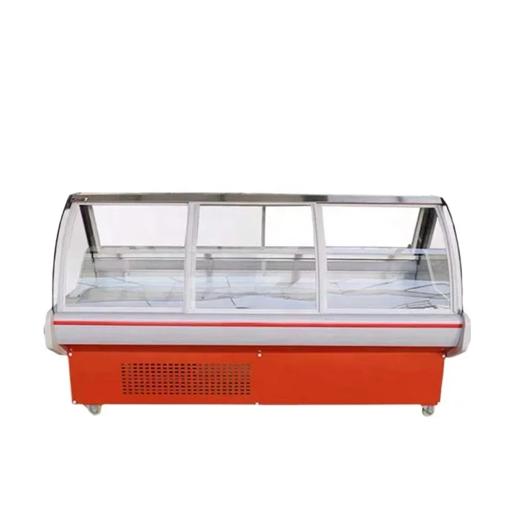 # لباب زجاجي لعرض اللحوم مبرد  - مراجعة Refrigerated Display Case وسعره