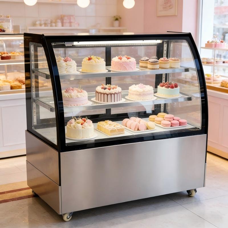 ثلاجة عرض الكيك التجارية ذات ط - مراجعة Refrigerated Display Case وسعره