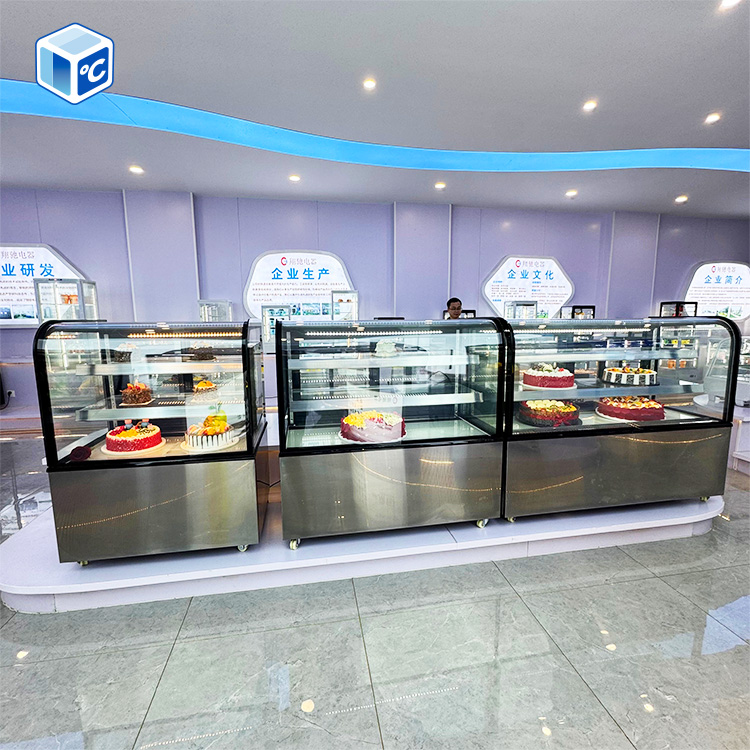 ثلاجة عرض الكيك التجارية ذات ط - مراجعة Refrigerated Display Case وسعره