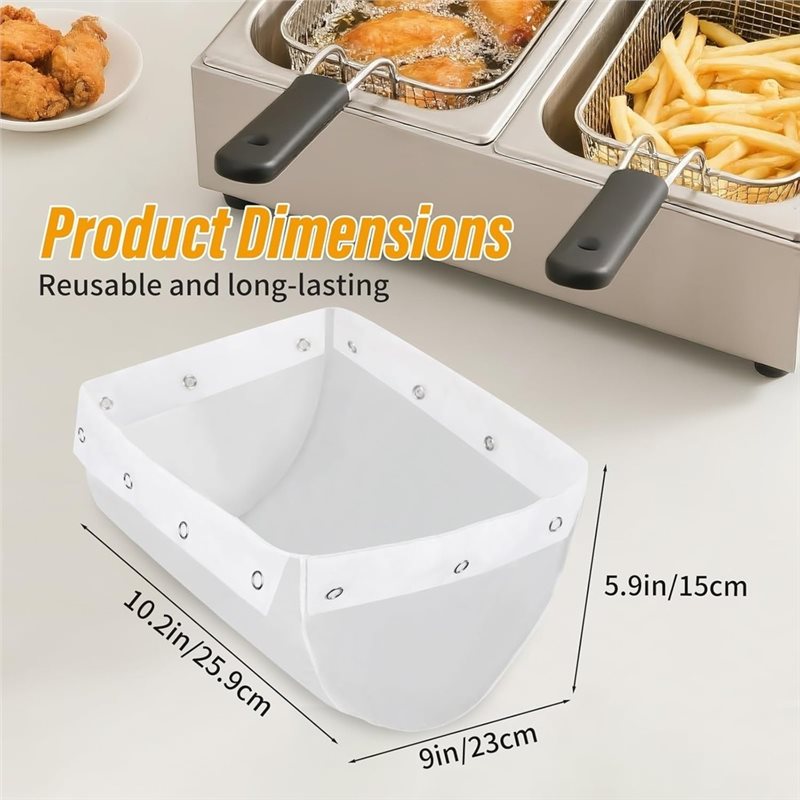 WORTHOWN - مصفاة زيت قابلة لإع - مراجعة Commercial Kitchen Oil Filter وسعره