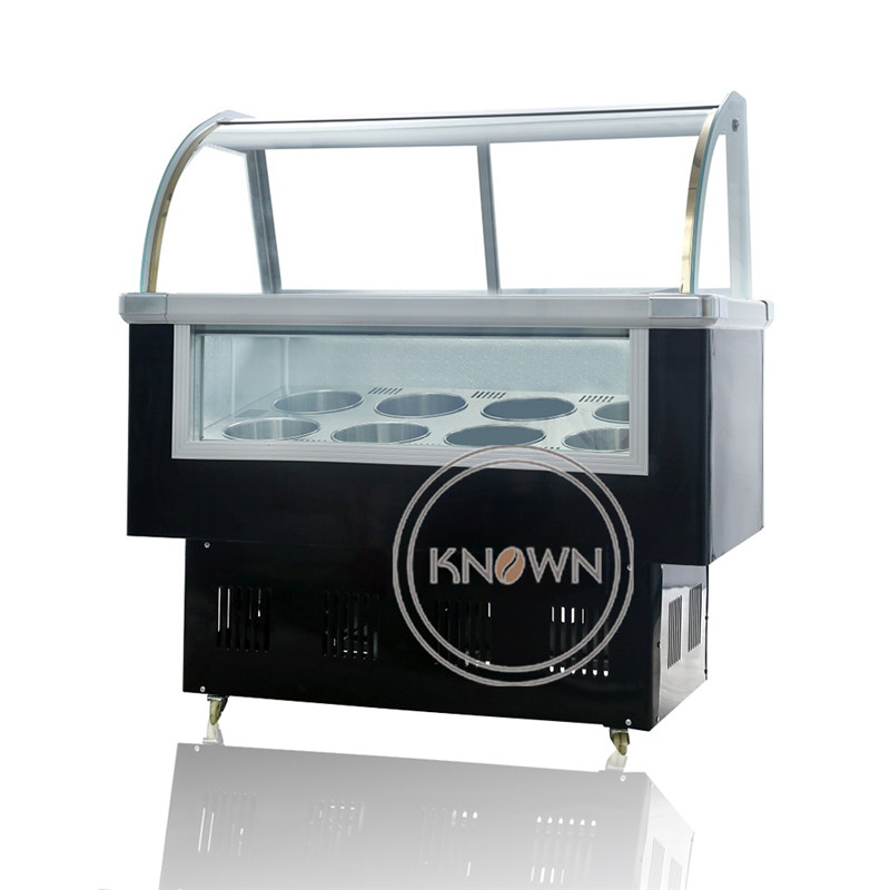 فريزر عرض الآيس كريم، خزانة عر - مراجعة Refrigerated Display Case وسعره