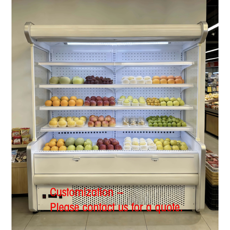 ثلاجة عرض مفتوحة متعددة الأرفف - مراجعة Refrigerated Display Case وسعره