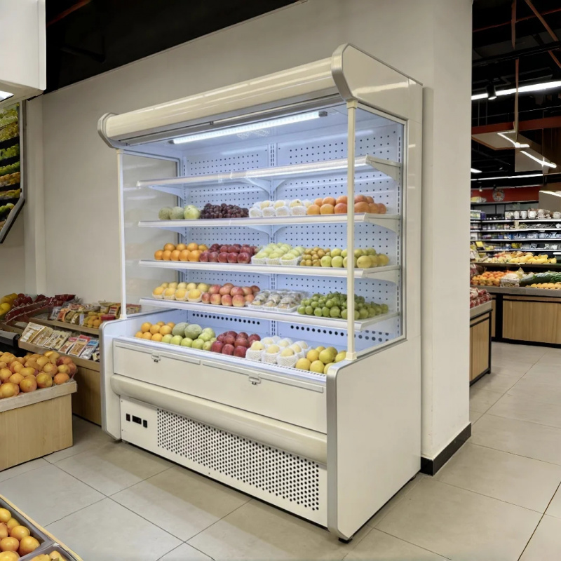 ثلاجة عرض مفتوحة متعددة الأرفف - مراجعة Refrigerated Display Case وسعره