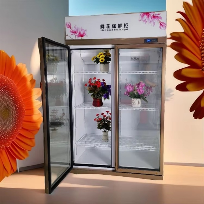 ثلاجة عرض مبردة للزهور، آلة بي - مراجعة Refrigerated Display Case وسعره