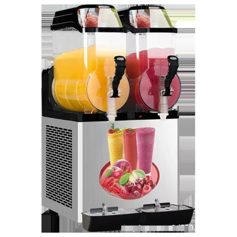 آلة صنع العصائر والسموذي والما - مراجعة Commercial Ice Maker وسعره