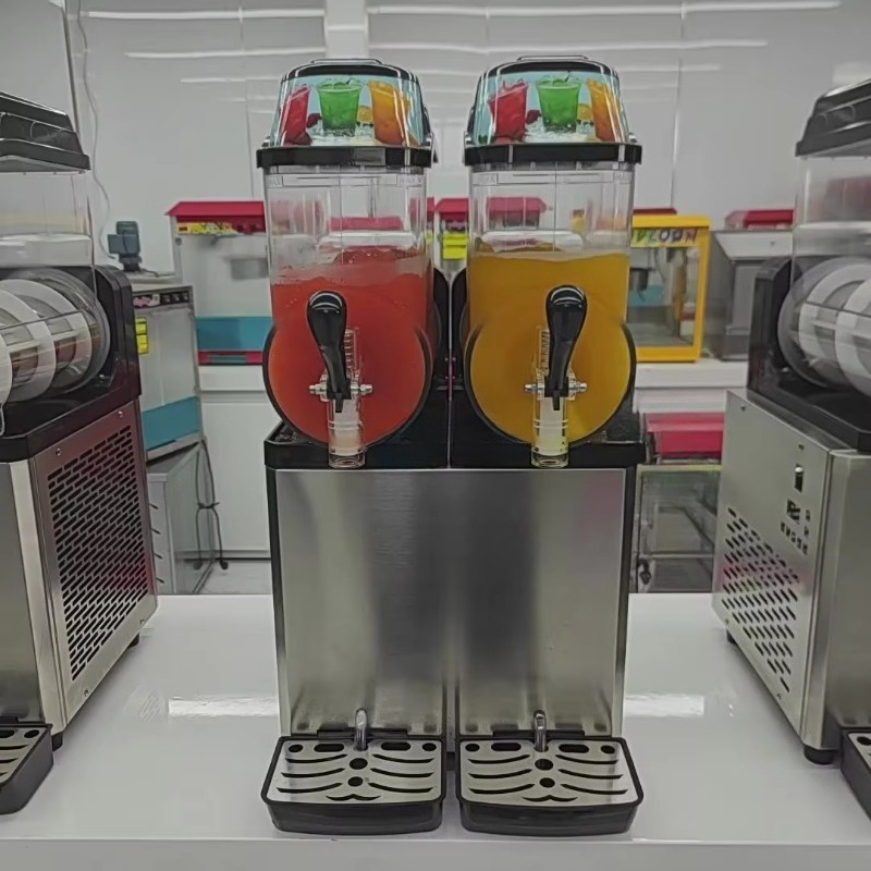 آلة صنع العصائر والسموذي والما - مراجعة Commercial Ice Maker وسعره