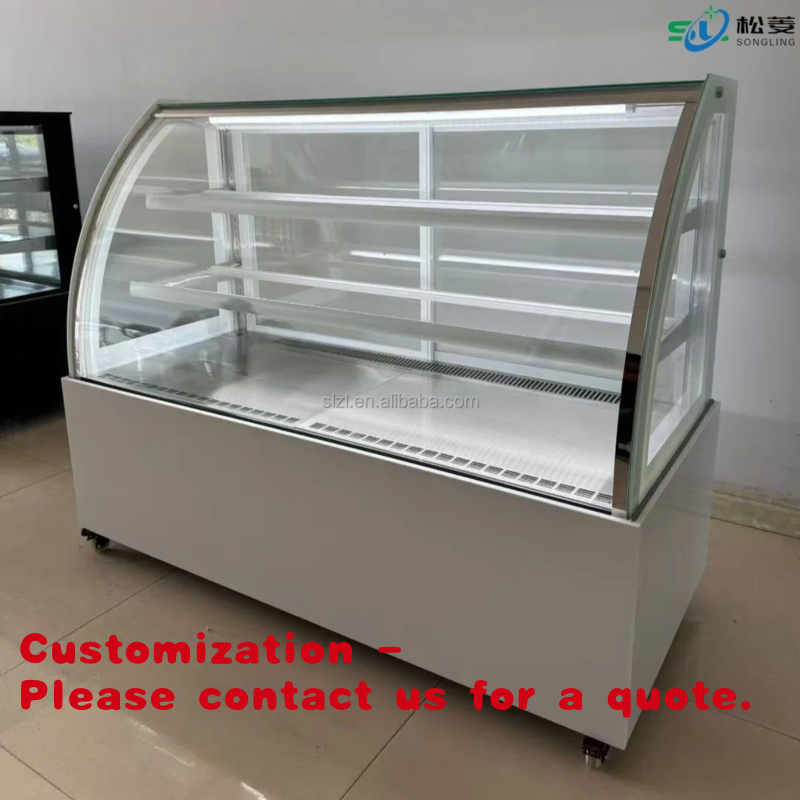 ثلاجة عرض الكيك المخصصة من الف - مراجعة Refrigerated Display Case وسعره