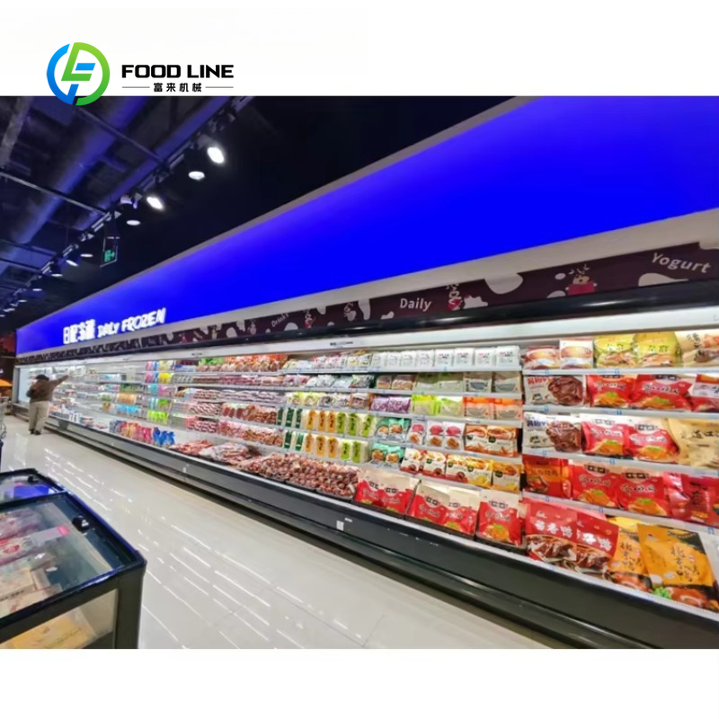خزانة عرض مبردة مخصصة للسوبر م - مراجعة Refrigerated Display Case وسعره