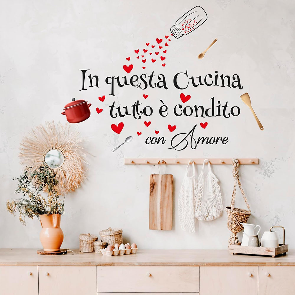 ملصق جداري بتصميم اقتباسات عن  - مراجعة Commercial Kitchen Wall وسعره