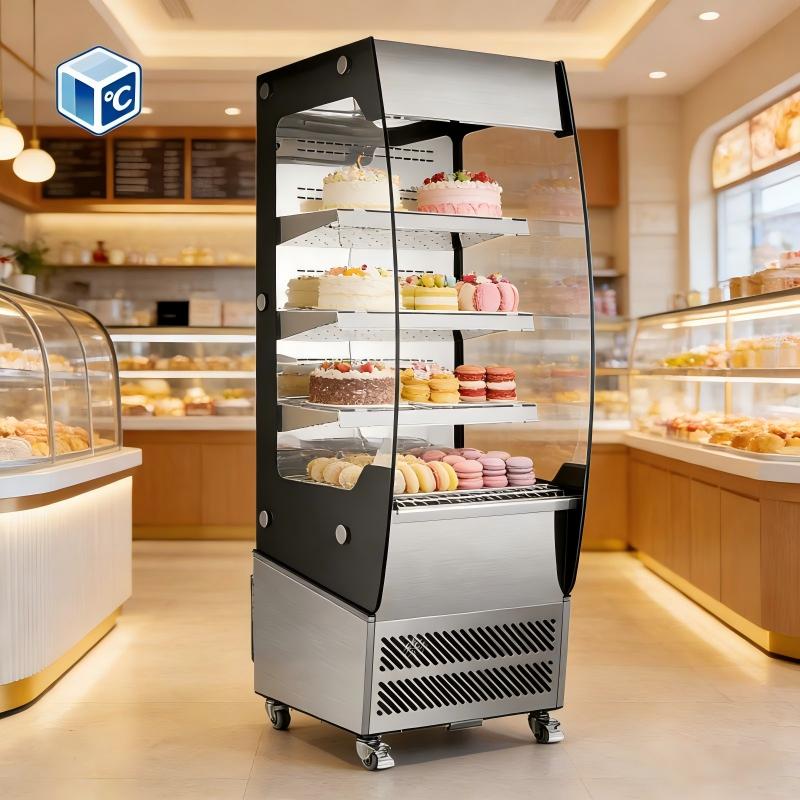 ثلاجة عرض الكيك التجارية الدوا - مراجعة Refrigerated Display Case وسعره