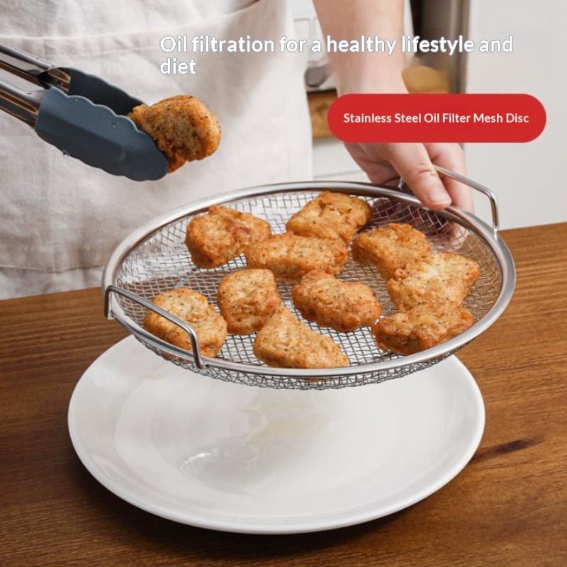 سلة فلتر زيت من الفولاذ المقاو - مراجعة Commercial Kitchen Oil Filter وسعره