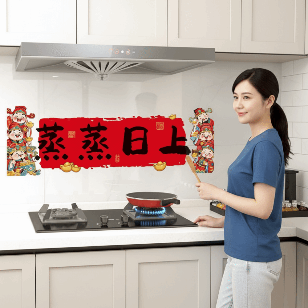 ملصقات لطيفة لسنة الحصان مقاوم - مراجعة Commercial Kitchen Wall وسعره
