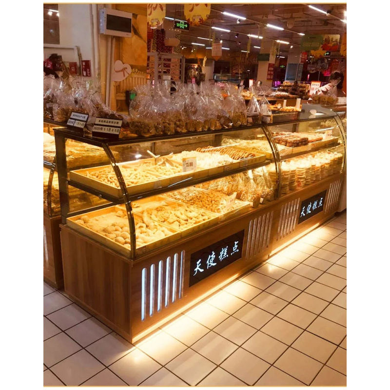 خزائن عرض المعجنات المخصصة مع  - مراجعة Refrigerated Display Case وسعره