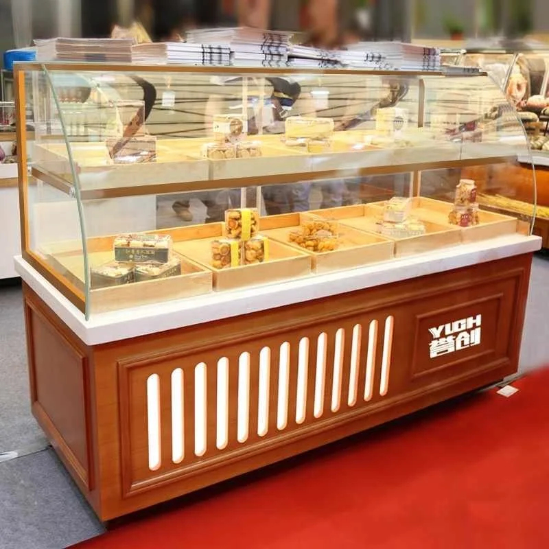 خزائن عرض المعجنات المخصصة مع  - مراجعة Refrigerated Display Case وسعره